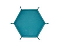 Vassoio Portaoggetti in Pelle 1 vassoio for dadi esagonale e scatola portaoggetti varia, accessori for for da gioco tavolo, torre for in pelle(Color 6)