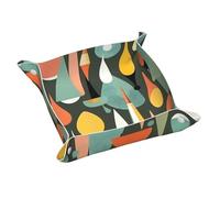 Vassoio portaoggetti in pelle a forma di goccia in stile retrò moderno di metà secolo - vassoio impermeabile per uomo, svuota le tasche vassoio papà