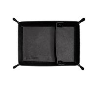 Vassoio portaoggetti in pelle PU, piccolo vassoio portaoggetti da scrivania