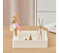 Vassoio portaoggetti in stile giapponese con ramo per collana, braccialetto