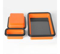 Vassoio portaoggetti magnetico pieghevole per viti, piccole parti metalliche