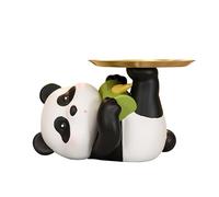 Vassoio portaoggetti per gioielli a forma di panda - Scatola portaoggetti creativa per tavolo d'ingresso, camera da letto, soggiorno