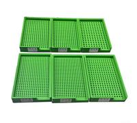 Vassoio portaoggetti scanalato in PP per viti 1 0 4 0mm con 160273459 fori Organizzatore per utensili di facile accesso (M2.5-3.0)