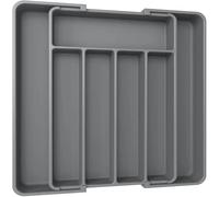 Vassoio portaposate da cucina in plastica | Multicolore: for posate, posate e stoviglie nel cassetto(Grijs)