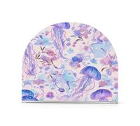 Vassoio portatovaglioli in acrilico con meduse viola ad acquerello per bagno, ristorante autoportante superiore dispenser di tovaglioli decorazione per la casa per tavolo, cucina