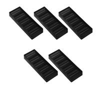 Vassoio professionale per chip da 5 pezzi | Display acrilico portatile per un uso sicuro durante i viaggi. Vassoio professionale in acrilico con