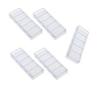 Vassoio professionale per chip da 5 pezzi | Display acrilico portatile per un uso sicuro durante i viaggi. Vassoio professionale in acrilico con