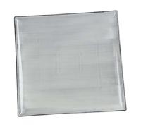 Vassoio Quadrato Purity Grigio in Porcellana 30x30 cm Le Nouveau Cow
