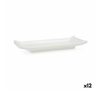 Vassoio Quid Select Bianco Plastica 22,4 x 9,5 x 3 cm Sushi [12 Unità]