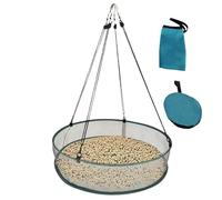 Vassoio raccogli semi per uccelli, mangiatoia per uccelli che , in poliestere, per esterni, con design salvaspazio per , balcone e patio, 50,8 x 10,5 cm