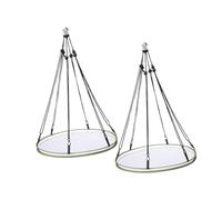 Vassoio raccogli semi per uccelli, regolabile, comodo e pratico, per mangiatoie per uccelli, diametro 40 cm, piattaforma di alimentazione per uccelli, 2 pezzi