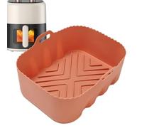 Vassoio resistente ad alta temperatura per friggitrice ad aria in silicone | Bakeware Cestino Liner Resistente al Calore Bakeware Aiuto di Cottura per Carne Verdure Microonde Tostapane Cucina Ristorante