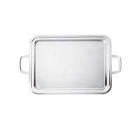 Vassoio Rettang.Cm40x26 Con Maniglie Linea 663 AK Inox