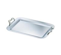 Vassoio Rettangolare 48x32,2 cm - con manici Linea ALEX EME in acciaio inox Lucido inox lucido