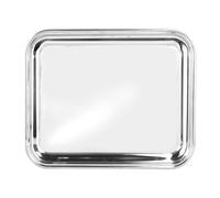 Vassoio Rettangolare Bar Inox 40x33 Grigio Pinti Inox