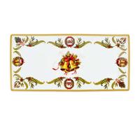 Vassoio rettangolare Bells in Porcellana 31,5x15,5 cm Fade Maison Natale 2024