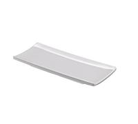VASSOIO RETTANGOLARE BIANCO LISCIO MELAMINA cm.24x10x2h