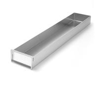 Vassoio rettangolare in alluminio per dolciumi, chiuso, 580x100x(H)50mm Hendi 68