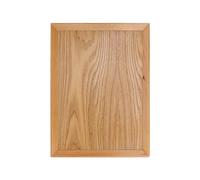 Vassoio rettangolare in legno, multifunzione, per frutta, cibo, pizza, raccolta all'aperto (36,5 x 27 cm)
