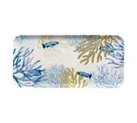 Vassoio Rettangolare Melamina Blu CORALLO Touch-Mel 38x19 cm - Emporio Zani