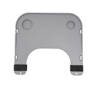 Vassoio Rimovibile For Sedia A Rotelle Con Portabicchieri, Vassoio Portatile Con 4 Ganci, Adatto For L'assistenza Agli Anziani(Grey)