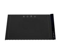 Vassoio riscaldante elettrico per alimenti, pieghevole, con timer da 4 ore, 5 impostazioni di temperatura, piastra elettrica per pizza, pasti e altro ancora