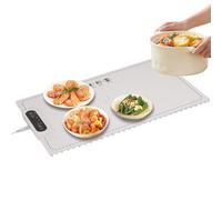 Vassoio Riscaldatore Elettrico, Stuoia Riscaldante per Alimenti,Vassoi Riscaldanti Elettrici a Riscaldamento Rapido per Alimenti | Tappetino Riscaldante per Alimenti, Vassoio Riscaldante in Silicone