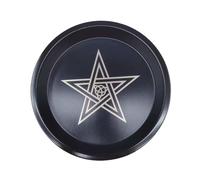 Vassoio rituale Altari Piatto Tarocchi Candeliere Piatto Decorativo Tè Luce Stand Gioielli Cristallo Vassoio di Immagazzinaggio Facile Uso Vassoio Rituale Vassoio Vassoio Rotondo Decorazione Della