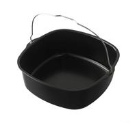 Vassoio riutilizzabile per forno a microonde Airfryer, 17,8 cm, 20,3 cm, per una facile pulizia, cestino per torte, gadget da cucina per la cottura casalinga (20,3 cm)