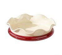 Vassoio rotante per frutta, 25,7 x 6,8 cm, vassoio creativo per snack, base girevole a 360 gradi, design ad alto drenaggio, per riunioni di cucina e soggiorno (bianco)