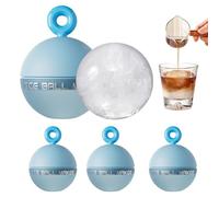 Vassoio rotondo a forma di cubo, accessorio per bevande whisky, utensili da | Materiale antiaderente flessibile - crea grandi sfere - design di sicurezza alimentare - perfetto per cocktail whisky e D