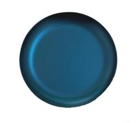 Vassoio rotondo compatto per organizzare gioielli e oggetti essenziali quotidiani su comò o mensola, realizzato in acciaio inox resistente alla corrosione (nero)