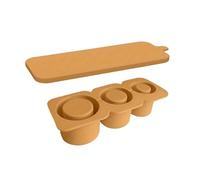 Vassoio rotondo in silicone a forma di cubo estivo(Style 4)