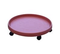 Vassoio rotondo mobile per vasi da fiori con vaso per bonsai resistente, vassoio mobile multifunzionale per fiori, piattini da giardino