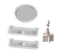 Vassoio rotondo multiuso in silicone per migliorare l'atmosfera, accessorio per uso domestico e decorazione professionale per feste