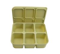 Vassoio salvaspazio per cubetti di ghiaccio a 4/6/12 griglie realizzato in silicone prodotto per una facile rimozione del ghiaccio e protegge gli odori e resiste alla temperatura