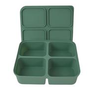 Vassoio salvaspazio per cubetti di ghiaccio a 4/6/12 griglie realizzato in silicone prodotto per una facile rimozione del ghiaccio e protegge gli odori e resiste alla temperatura