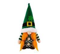Vassoio scandinavo per il giorno di San Patrizio Tomtes Leprechaun fatto a mano svedese Nisse senza volto, decorazioni per la casa