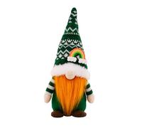 Vassoio scandinavo per il giorno di San Patrizio Tomtes Leprechaun fatto a mano svedese Nisse senza volto, decorazioni per la casa