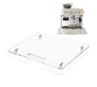 Vassoio Scorrevole Per Macchina Da Caffè Per Piano Cucina - Vassoio Scorrevole In Acrilico Con Ruote In Per Caffettiera,Piano Con Rotelle 36x33 Cm Organizzatore Per Elettrodomestici Da Cucina
