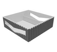 Vassoio Scudo Orchesco Box Fantasy Organizer Tavolo Due Scomparti Stampato