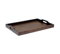 Vassoio Servizio In Camera Cm 40x60 Legno Noce Scuro