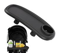 Vassoio universale per passeggino - Vassoio da viaggio per portabevande, vassoio da snack 2 in 1 per passeggino con portabevande e porta bevande per il fissaggio dell'Anulely
