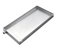 Vassoio, Vaschetta Condensa Condizionatore, Raccogli Condensa, Scolapiatti con Vassoio Antigocciaper Piante in Acciaio Inox 304 per Vasi Utilizzati in Lavatrici e Frigoriferi(60x80x5 cm/24x31x2 in)
