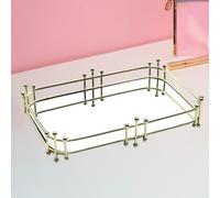 Vassoio vassoio a specchio decorativo vassoio che serve vassoio per