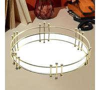 Vassoio vassoio a specchio decorativo vassoio che serve vassoio per