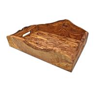 Vassoio - Vassoio Rustico Da Servire 44 X 30 CM di Legno D 'ol Ivo Legno