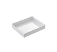 Vassoio Venezia - 32,5 x 26,5 x 6 cm - melamina - bianco - Leone