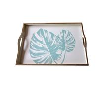 Vassoio Versa Shelly Azzurro Legno MDF 30 x 5 x 45 cm