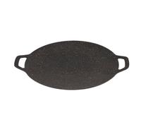 Vassorean BBQ Grill Pan for Stove Top Heavy-Duty Iron Camping Barbecue | Indistruttibile singolo pezzo iron scratorean BBQ grill pan delivers fast, even heating for outdoor camping, stovetops